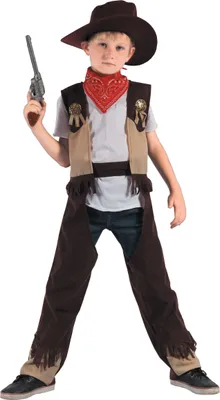 Produktbild von Cowboy-Kinderkostüm Sheriff braun - 146/164 (13-14 Jahre)