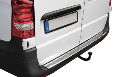 Zdjęcie produktu dla Nakładka ochronna na próg bagażnika ze stali nierdzewnej do Mercedes Vito / Klasa V W447 od 2014