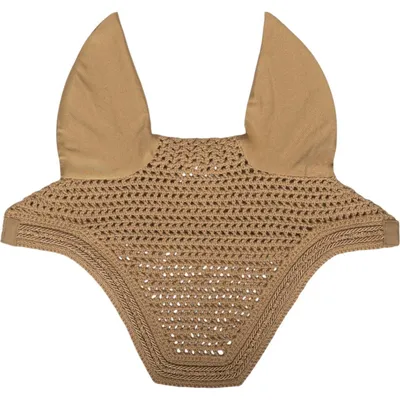 Immagine prodotto di Kentucky Horsewear Fly Cap Wellington Velluto Mini Pearls Fly Cap Beige Full