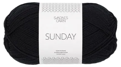 Produktbild von Sandnes Sunday 50g - Wolle 1099 black