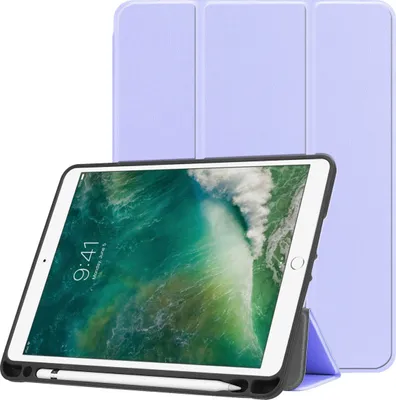 Produktbild von imoshion Trifold Klapphülle iPad 6 (2018) 9.7 Zoll / iPad 5 (2017) 9.7 Zoll / Air 2 (2014)/Air 1 (2013) - Lila