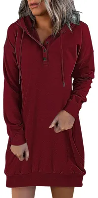 Immagine prodotto di Felpa con cappuccio da donna, taglia oversize