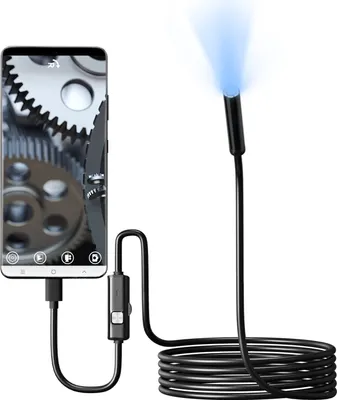 Zdjęcie produktu dla INF Kamera inspekcyjna, obiektyw 5,5 mm, wysoka rozdzielczość, LED, IP67 2 m