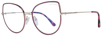 Produktbild von Tom Ford FT5614-B Brillenfassung Damen Metall Lila 55-19-140