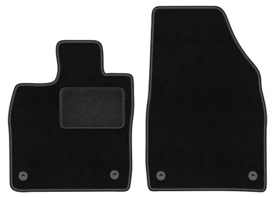 Produktbild von Velours-Fußmatten Vorne für VW ID.5 2021- (Electric) – 2-tlg, Schwarz, passgenau – Wielganizator LUX