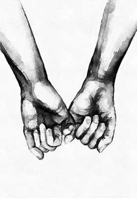 Produktbild von TPFLiving Kunstdruck LW-418 (OHNE RAHMEN) Poster - Leinwand - Wandbild - Hochauflösender Giclée-Druck, langlebig und hochwertig - Liebende Hände - Love -  - Größe: 15x20cm