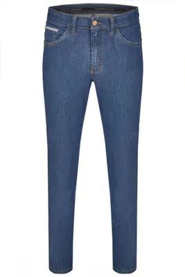 Produktbild von Club of Comfort - Herren Five-Pocket-Jeans Hose, Henry-X (6516), Farbe:Mittelblau (44), Größe:W38/L30