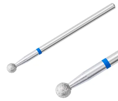 Produktbild von Diamantfräser Fräseraufsatz Bohrer Kugel Normal Schleifer Maniküre (blauer Ring)