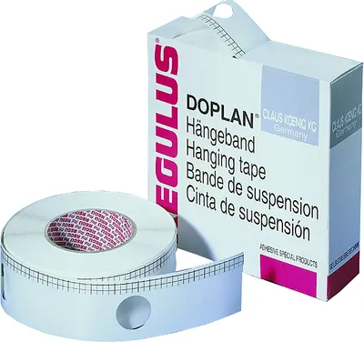 Produktbild von REGULUS Tragband "Doplan" für die Zeichnungsaufhängung Lochabstand: 60 mm weiß