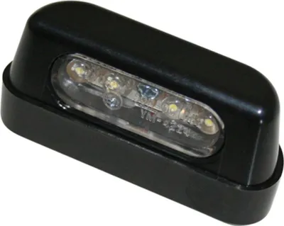 Image de HIGHSIDER smart Eclairage de plaque d'immatriculation à LED, ABS noir