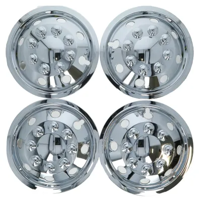 Produktbild von Carpoint 2210205, 35,6 cm (14"), Kunststoff, Silber, Jede Marke, 4 Stück(e), China