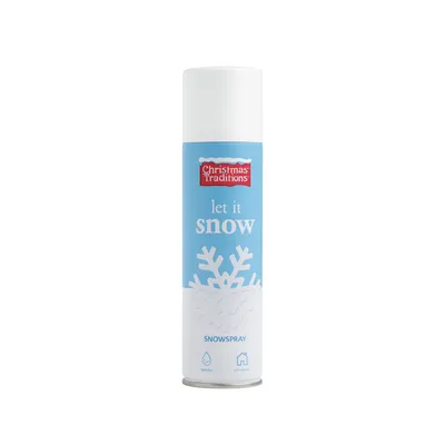Produktbild von ️ Weihnachtliches Schneespray – Kunstschnee für Fenster & Weihnachtsdeko – realistische Schnee-Effekte, ideal für Schablonen, Glas, Tannenzweige