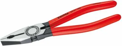 Zdjęcie produktu dla Knipex 03 01 180, Szczypce uniwersalne lineman's, 1,6 cm, Stal, Plastik, Czerwony, 180 mm