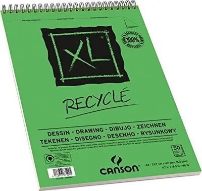 Produktbild von CANSON Skizzen und Studienblock "XL RECYCLED" DIN A3 50 Blatt