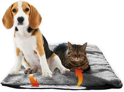 Produktbild von Famanu Selbstheizende Decke für Hunde - Waschbar und geräuschlos, grau