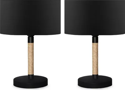 Produktbild von Opviq, AYD- AYD SGN, Schwarz, Nachttischlampen, 100% PVC