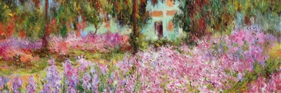 Produktbild von Claude Monet Kunstdruck Bild - Der Garten Des Künstlers In Giverny, 1900 (30 x 91 cm)