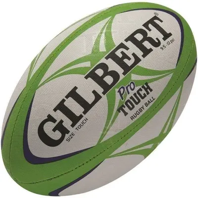 Zdjęcie produktu dla Piłka do rugby touch – GILBERT – MATCH PRO – Zielona / Niebieska