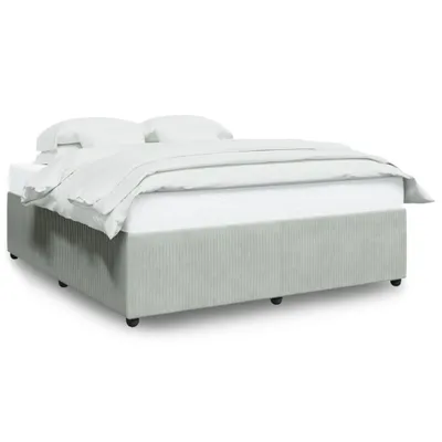 Obrázek produktu pro vidaXL Rám postele bez matrace světle šedý 180x200 cm sametový