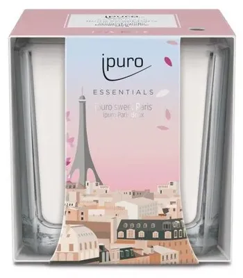 Productafbeelding van ipuro Essentials Sweet Paris geurkaars, 125g