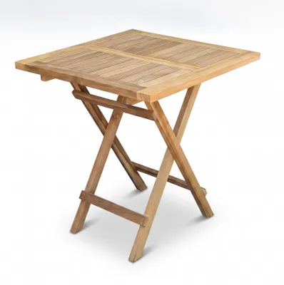 Produktbild von Klapptisch Gartentisch 70 x 70 cm in Premium Teak