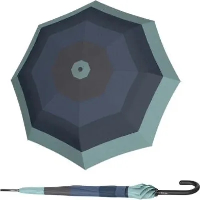Obrázek produktu pro Knirps KNIRPS T.760 Classics Blue - elegantní holový vystřelovací deštník
