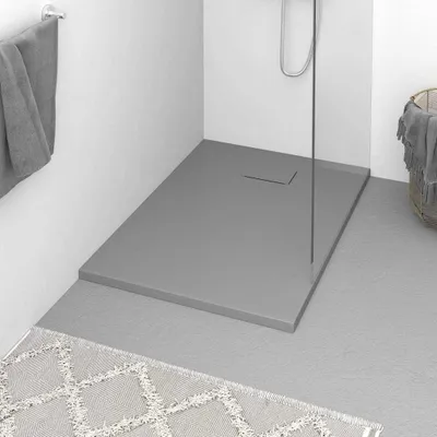 Zdjęcie produktu dla vidaXL Brodzik prysznicowy SMC szary 100x70 cm