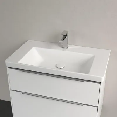 Produktbild von Villeroy & Boch Subway 3.0 Schrankwaschtisch 80 cm, mit 1 Hahnloch, ohne Überlauf