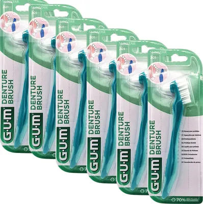 Produktbild von 6 x GUM Prothesenbürste
