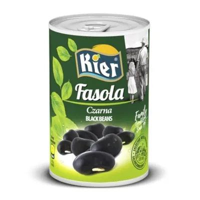 Zdjęcie produktu dla Czarna fasola 400g/240g MARIMAX