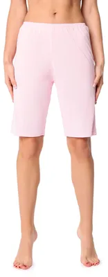 Produktbild von Bellivalini Damen Unterhosen Knielang Unterwäsche aus Viskoseseide BLV50-268 (Rosa, S)