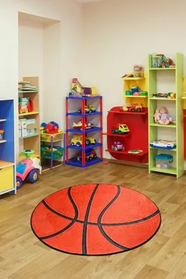 Immagine prodotto di Conceptum Hypnose, Pallacanestro CHL, Colorato, Tappeto a pelo corto, 50% tessuto di velluto / 50% poliestere