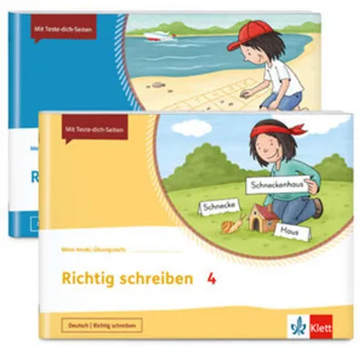Produktbild von Mein Anoki-Übungsheft - Paket Richtig schreiben / Richtig rechnen 4
