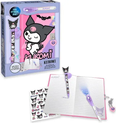 Produktbild von Kuromi Tagebuch mit Zauberstift für Kinder, süßes Schreinset