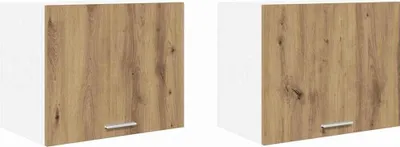 Obrázok produktu pre vidaXL Nástenná skrinka 2 ks Artisan dub a biela 50 x 31 x 40 cm