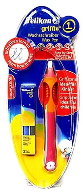 Produktbild von Pelikan Wachsschreiber Griffix W1P pink Stift 2 Ersatzminen Griffix Schule