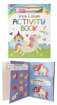 Produktbild von Toi-toys wiederverwendbares Aktivitätsbuch Einhorn