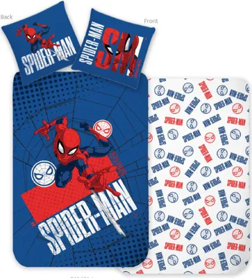 Immagine prodotto di Copriletto Spiderman Peter Parker 140 x 200 cm - Cotone