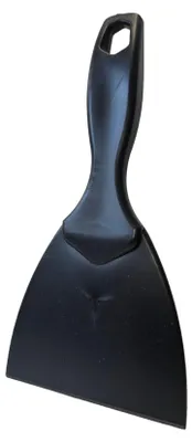 Image de Spatule robuste de 10 cm, spatule de cuisine, coupe-pâte, spatule pour pizza, pain et pâte (noire)