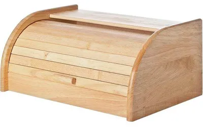 Image de Boîte a pain - COSY & TRENDY - Avec couvercle - 40 x 27 x 18 cm - Bois