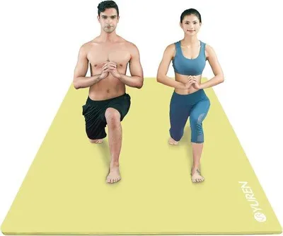 Produktbild von Famanu Yogamat 200×130 cm - Extra Dicke Gymnastikmat für Übungen & Pilates