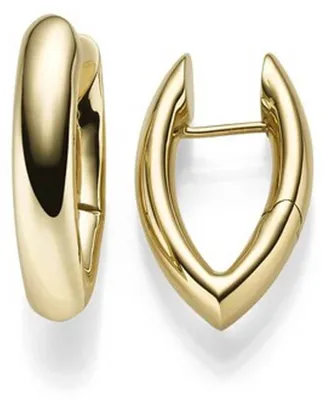 Produktbild von Ohrringe Creolen 28x6mm Ohrschmuck aus 585 Gold Gelbgold spitzoval glänzend