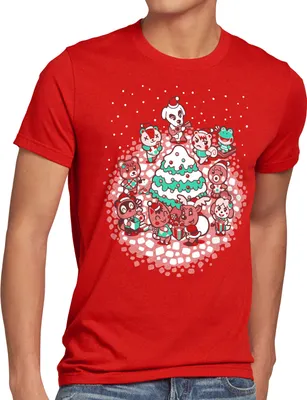 Produktbild von A.N.T. Crossing Tree Christmas Sweater Herren T-Shirt ugly pulli weihnachtspullover