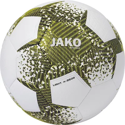 Produktbild von Jako Performance Trainingsball Lightball - 2308 702 Weiß - Weinrot - Orange, Farbe:weiß/schwarz/soft yellow-350g, Accessoires:4