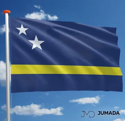 Zdjęcie produktu dla Flaga Jumadas Curacao - Flaga Curacao - Flaga Curacao - Flagi - Poliester - 150 x 90 cm