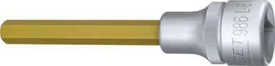 Image de Embout de tournevis à six pans creux 1/2" 8 x 100 mm Hazet | 4000896232598