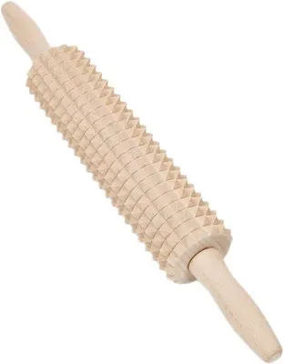 Image de Rouleau en bois de 25 cm - Rouleau à os, rouleau à viande, rouleau à pâte