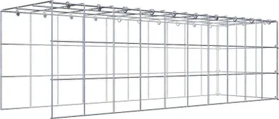 Produktbild von Anbaugabione Typ 4 100 cm x 30 cm x 30 cm (L x H x T), Maschenweite 10 cm x 10 cm, C-Ring