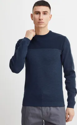 Produktbild von INDICODE IDLabel Herren Strickpullover Feinstrick Pullover mit Rundhals-Ausschnitt