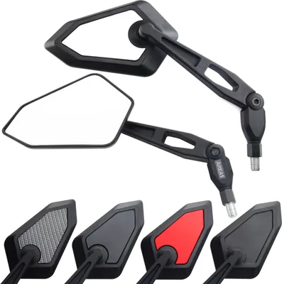 Produktbild von Spiegel Set, E-Zeichen, Schwarz, 2x M10 Rechtsgewinde
